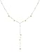 LUXU kisskids Women's Gold Beaded Y-Shaped Necklace, Delicate Dainty Lariat Chain with Tassel Drop, Minimalist Trendy Fashion Jewelry for Everyday Wear, Party, Anniversary, Birthday Gift