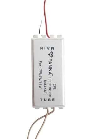 PANNA CFL Electronic Ballast Choke for 7W/9W/11W PLC Tube, White, Pack of 3