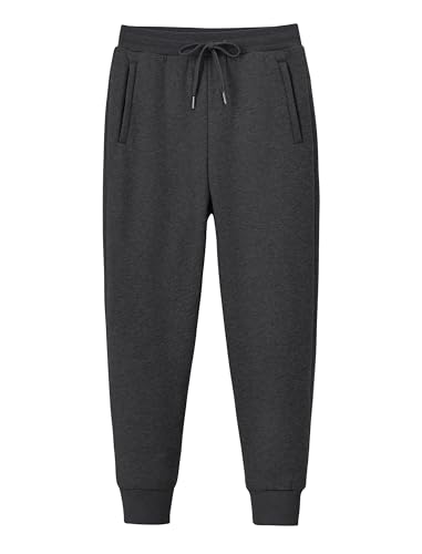 Unisex Boys Girls Sherpa Lined Fleece Sweatpants Jogger Pants Active Athletic Casual Winter Warm
