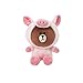 JMHomeDecor Peluche Marrone E Cony Orso Bruno Trasforma Il Cappotto di Dinosauro Giocattolo Farcito Bella Decorazione del Divano Regalo Bambola Regalo del Fumetto per Ragazza-25Cm_Pig