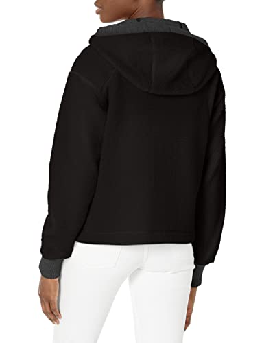 Andrew Marc Women's Hooded Sherpa Jacket2