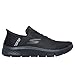 Skechers Men's Go Walk Flex Hands Free Slip-Ins Sneaker, Black/Black, 10