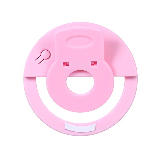 Luz led selfie círculo flash de preenchimento lâmpada de câmera luz suplementar regulável portátil p