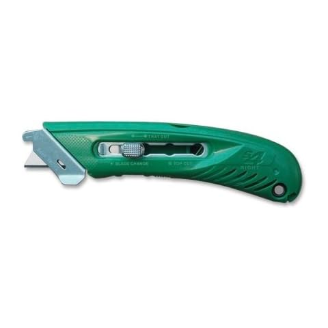 PHC S4 Right Handed Safety Cutter - Steel Blade - Green Cover