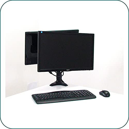 Dexlan - Supporto Doppio Schermo Lcd Da 15" A 24" Da Fissare - 4