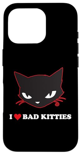 Coque iPhone 16 Pro Emily The Strange protection antichoc motif chat noir