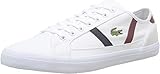 Obermaterial: Canvas Lacoste Herren Sideline 319 1 CMA Sneakers, Weiß (White/Dark Red/Navy 222), 44 EU