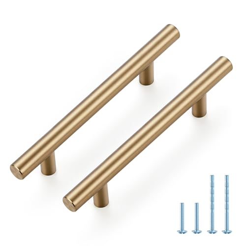 Joy Decor 20 Pack Champagne Bronze Cabinet Pulls, 6 in
