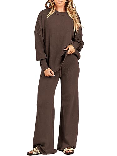 ANRABESS Womens 2 Piece Outfits Fall Lounge Set...