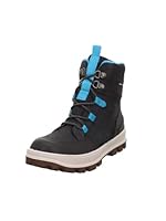 Superfit Mädchen und Jungen Winterstiefel TEDD, Kinder Stiefeletten, Weite: W V, uebergangsschuhe, uebergangsstiefel, warm, GRAU/TÜRKIS (000), 31 EU