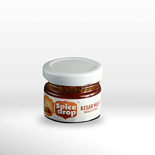 Image of Spice Drop Saffron Milk Extract - Pure Kashmir Extract - High Aroma, Functional, Rich Flavor and Aroma - No Artificial Color and Preservative - Gluten Free & Non GMO (Saffron Milk Mix)