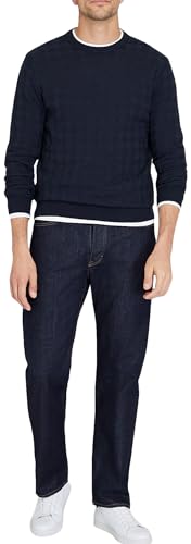 Club Monaco Men's Merino Stretch Pattern Crew2