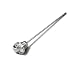 Show Chrome Accessories (55-105) Chrome Oil Cap with Dipstick