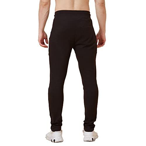 Image of Globus Men Olive Solid Regular Fit Sports Track Pants