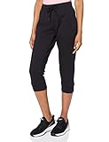 Bolsillos laterales abiertos Under Armour 1320610 UA Slim Leg Crop - Pantalón de felpa para mujer, Negro (001), M