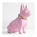 Produktbild NYKK Digitale Sparschwein Harz-Welpen Piggy Bank Nette Bulldog Münzen Geld sparen Box Home Desk Dekor Ornament Großes Geschenk Münze Spartopf Container (Color : Pink)
