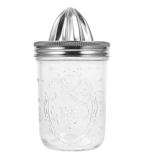 TOGEVAL Spremiagrumi Manuale in Acciaio Resistente 480ml, Spremiagrumi Portatile Per Agrumi e Arance, Pratica Centrifuga Da Cucina Per Bevande Fresche e Uso Domestico