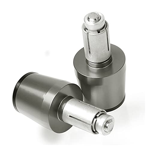 Embout de guidon moto 22mm gris pour Suzuki GSXS1000F et GSX1250F