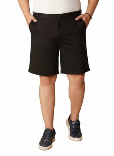 Image of OOMPH! Men's Short for Summer | Stretchable Fabric | Breathable & Lightweight | Casual Lounge Short with Elastic Waistband & Drawstring