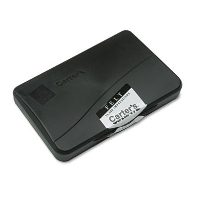 Avery Reinkable Felt Stamp Pad - 2.75" x 4.25" - Felt Pad - Black Ink