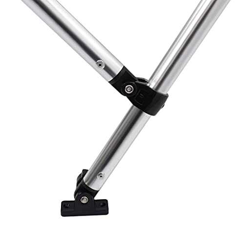 Bimini Top blanco toldo para barco ajustable con poliéster impermeable 5