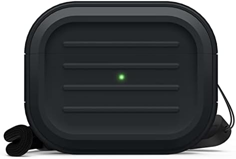 elago Armor designed for Airpods Pro 2 2nd Generation (2022) case cover with Strap - Black