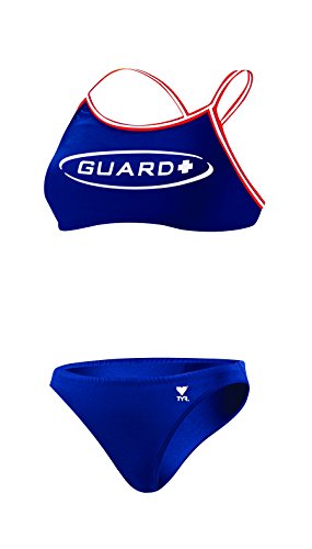 TYR Guard Dimaxback Workout Bikini, Navy, XX-Small