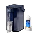 Waterdrop Electric Water Filter Pitcher, Rechargeable Water Dispenser, Instant 200-Gallon 15-Cup Countertop System, NSF/ANSI 401&53&42&372, Reduce PFOA/PFOS, Lead, Chlorine, Blue, Does not Lower TDS