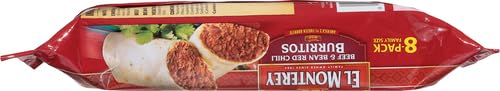 El Monterey Beef & Bean Red Chili Burrito thumb #10