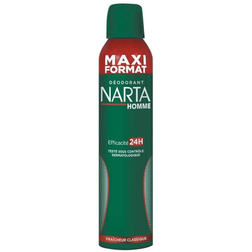 NARTA Homme - Spray desodorante para hombre, 250 ml