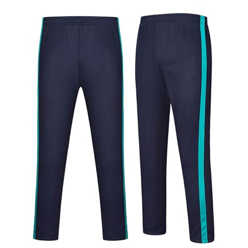 Girl's Sweatpants Color Block Striped Side Active Wide Leg Joggers with Pockets Elastic High Waisted Athletic Pants3