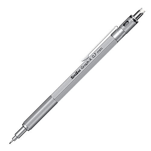 Scrikss Graph-X Mechanical Pencil (0.7 Mm, Silver) #TOP1