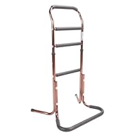 36 Zoll Bettgitter für die Sicherheit älterer Erwachsener, Verstellbares, Rutschfestes Betthilfsgitter, Handlauf Zur Bettunterstützung aus Aluminiumlegierung, Stehhilfe für