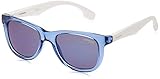 Protective case included Carrera CARRERINO 20 XT WWK Gafas de Sol, Blanco (WHITEBLUESMBL/Blue Sky SP), 46 Unisex-Niño