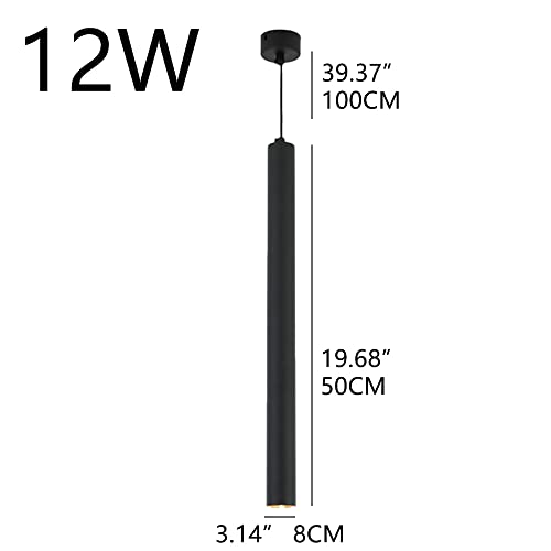 Lámparas colgantes nórdicas de techo tipo gota de 8x50cm en luz blanca 3