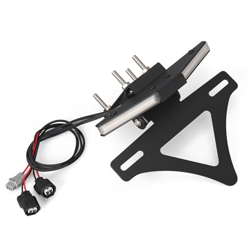 Éliminateur de garde-boue d'immatriculation ZX10RR en alliage robuste avec lumière arrière