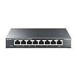 switch tp-link 8 puertos gigabit 4 puertos poe ieee 802.3af La tecnología ecológica reduce el consumo de energía, es una opción ecológica para tu red de negocios o hogar