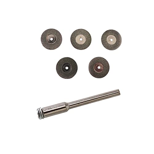 Dokili Aluminum Tungsten Electrode Sharpener Grinder Head Tig Welding Tool With Cut-Off Slot Multi-Angle & Offsets 5X 25Mm Double Diamond Wheels 1X Connecting Rod #TOP5