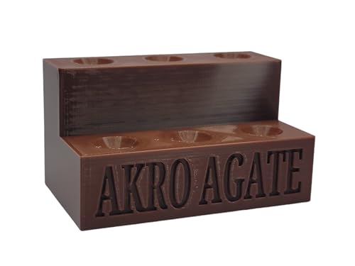 Akro Agate Display for Marbles 3/4" to 1" Holder for