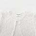 Noomelfish Girls Lace Cardigan Shrug Kids Long Sleeve Bolero Sheer Floral Tops, Flower White, Size 11-12 Years