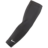 Nike Dri-Fit Solar Sleeves (Large/X-Large, DARK GREY/WHITE)