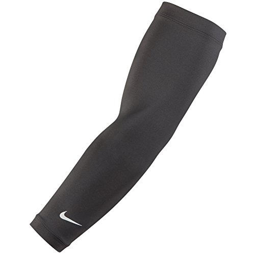Nike Dri-Fit Solar Sleeves (Large/X-Large, DARK GREY/WHITE)