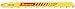 Starrett BU36-2 Bi-Metal Unique Unified Shank Wood Cutting Jig Saw Blade, Skip Tooth, 0.050" Thick, 6 TPI, 4" Length x 5/16" Width (Pack of 2)