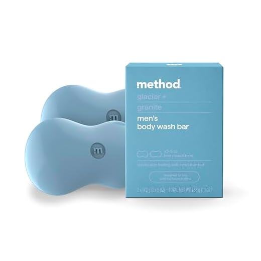 Method Bar Soap, Glacier + Granite, Plastic Free, 2 bars, 5oz each
