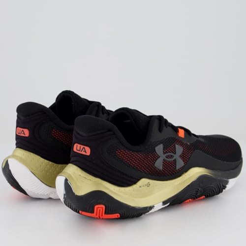 Tênis Under Armour Buzzer 2 Preto e Dourado