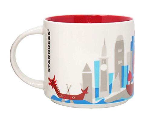 Taza de Cerámica Starbucks Hong Kong 14 Oz miniatura 2