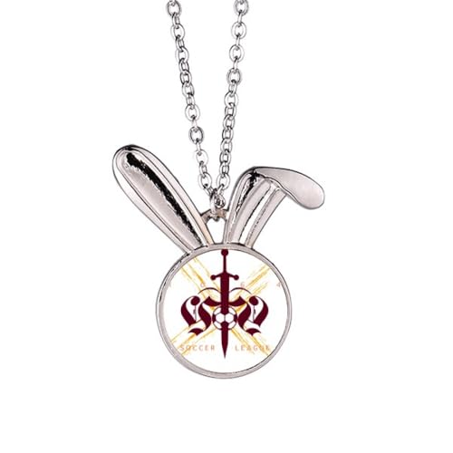 Collier lapin totem de la ligue de football médiévale, finition premium