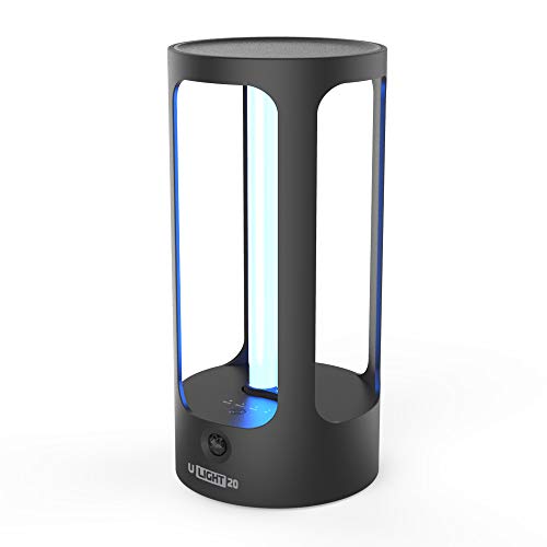 IconBIT U LIGHT 20 Medium UV-Sterilisationslampe - neutralisiert Bakterien und Viren, für Räume bis zu 20 m², schwarz Cover