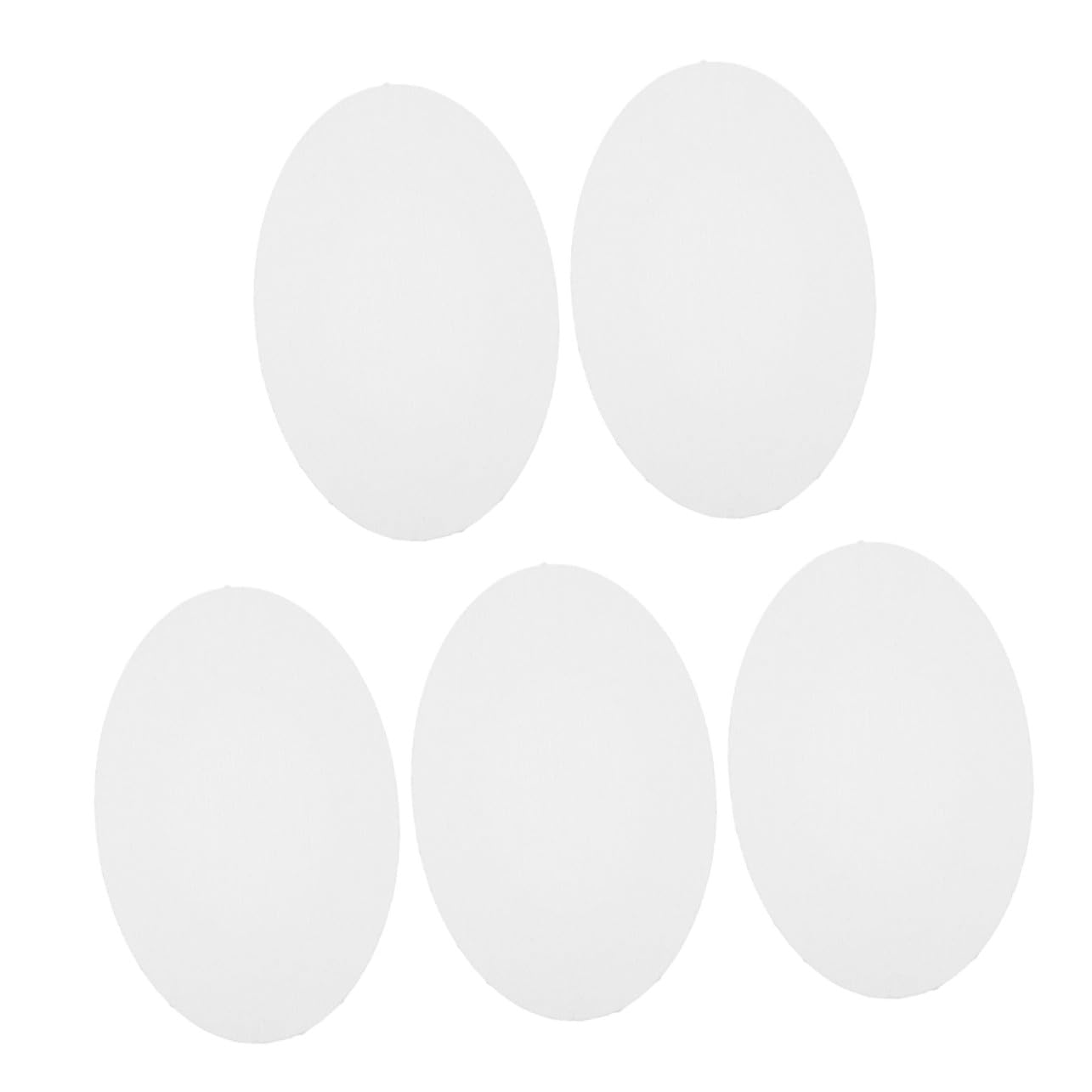 5 Piezas Marco de Pintura al Óleo Ovalado de Madera Resistente Lienzo para Dibujar Tablero de Dibujo al Óleo sin Terminar Suministros para Pintura