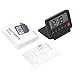 ORIA Digital Travel Alarm Clock, Small Foldable Alarm Clock, Battery Operated LCD Desk Clock, Simple Operation Calendar Clock with Backlight, Date, Temp, Snooze, for Travel Business Trip Home